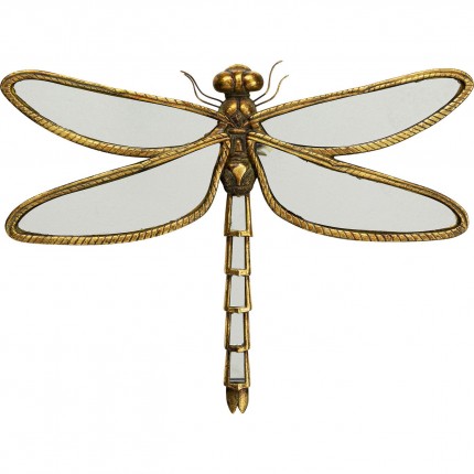 Wanddecoratie Dragonfly Spiegel 47cm Kare Design