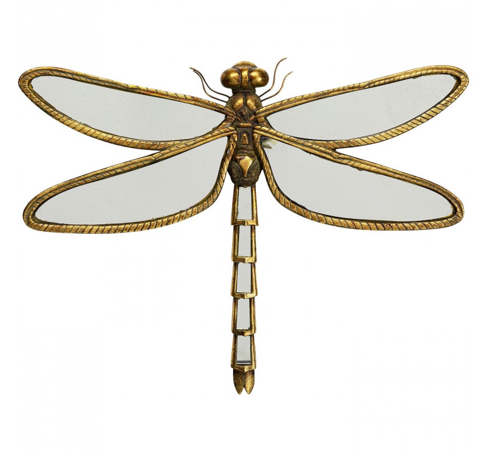 Wanddecoratie spiegel libel 47cm Kare Design