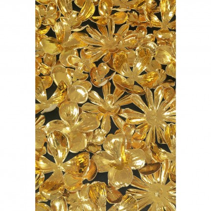 Coffee Table Gold Flowers 120x60cm Kare Design