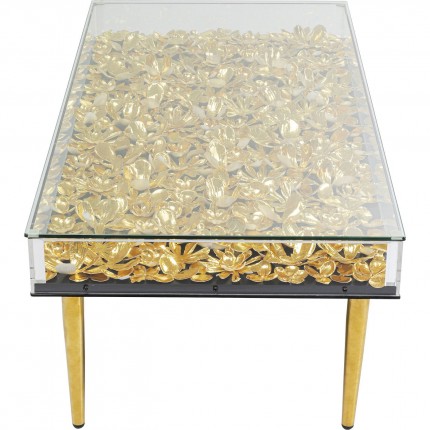 Salontafel Gouden Bloemen 120x60cm Kare Design