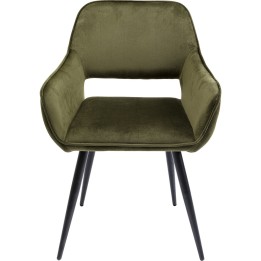 Chaise à./acc.  San Francisco vert foncé