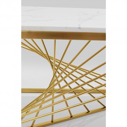 Coffee Table Art Marble Glass 140x70cm Kare Design