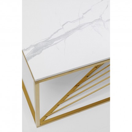 Salontafel Art Marble glazen 140x70cm Kare Design