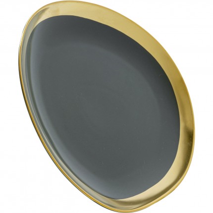 Assiettes Vibrations 21cm vertes set de 4 Kare Design