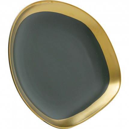 Borden Vibrations Ø21cm groen (4/Set) Kare Design