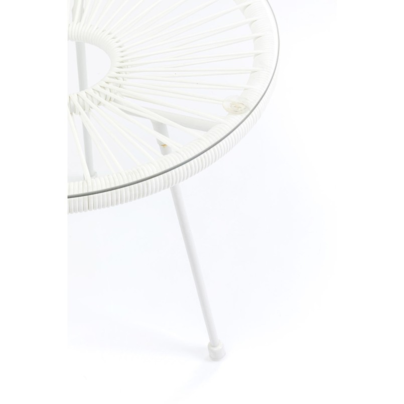 Table d appoint  Acapulco blanc