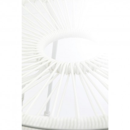Outdoor Side Table Acapulco Mono white Kare Design