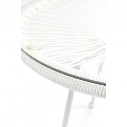 Outdoor Side Table Acapulco White Kare Design