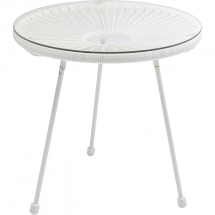 Table d appoint  Acapulco blanc