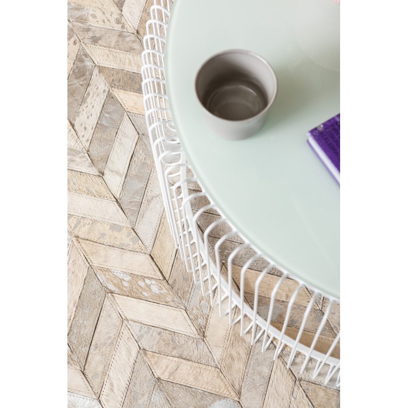 Tables basses Wire blanche 2/set Kare Design