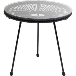 Table d'appoint Acapulco noire Kare Design