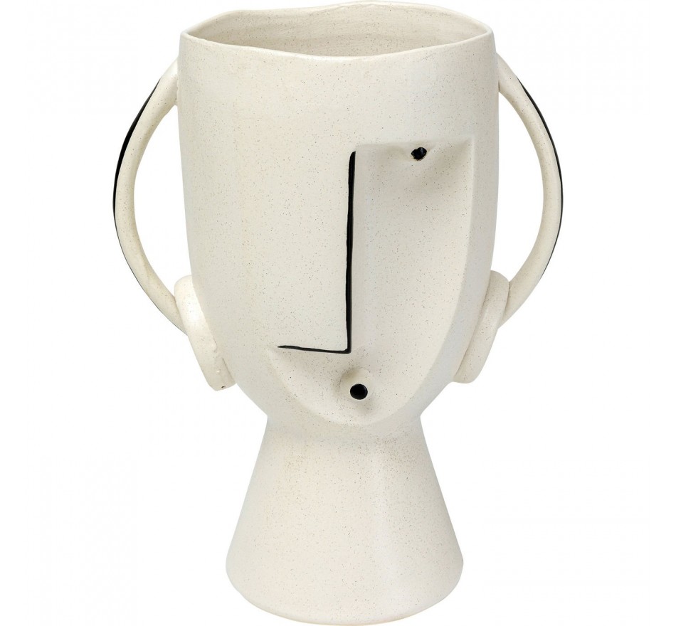 Vase Face Pot 30cm Kare Design