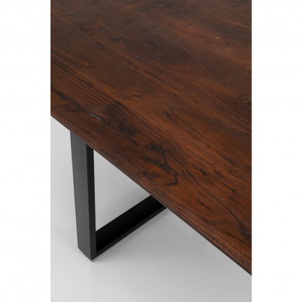 Table Symphony Walnut Black 180x90cm Kare Design