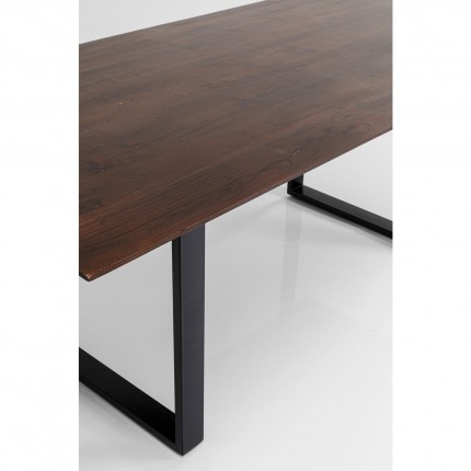 Table Symphony Walnut Black 200x100cm Kare Design