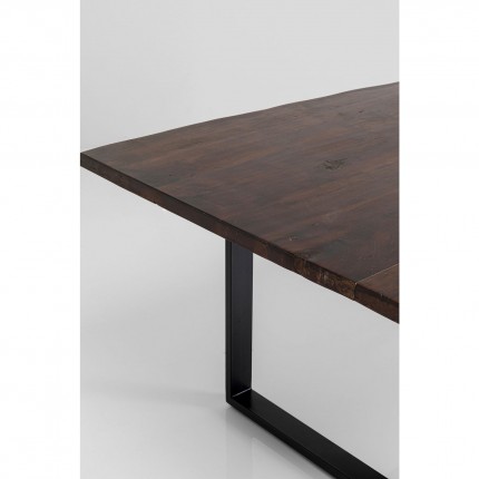 Eettafel Harmony Walnoot Zwart 200x100cm Kare Design