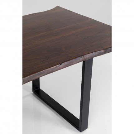 Eettafel Harmony Walnoot Zwart 180x90cm Kare Design