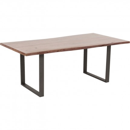 Table Harmony Walnut Crude Steel 200x100cm Kare Design
