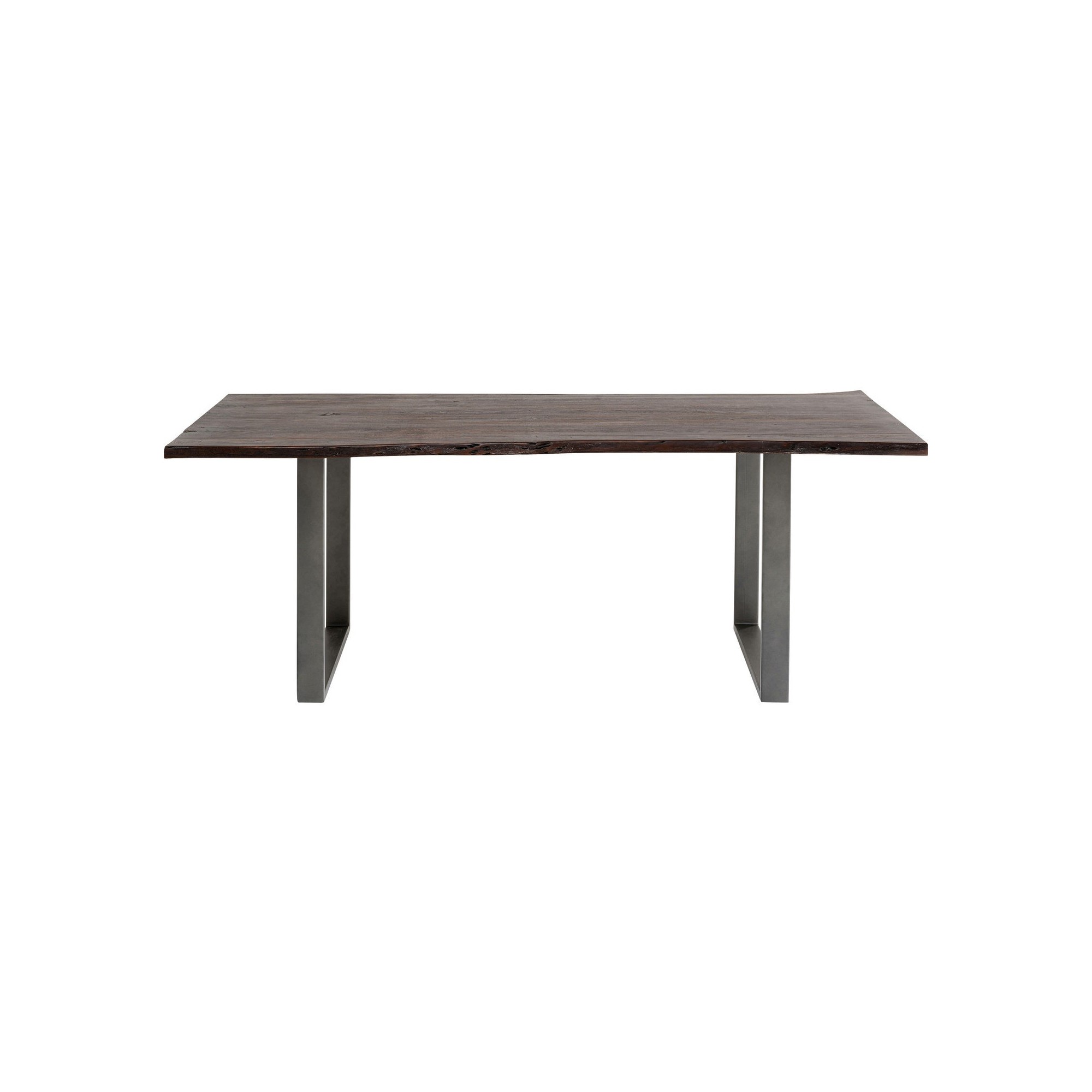 Table Harmony Walnut Crude Steel 180x90cm Kare Design