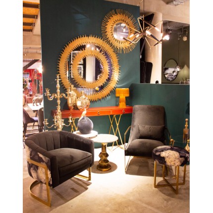 Spiegel Solare Gouden Ø132cm Kare Design