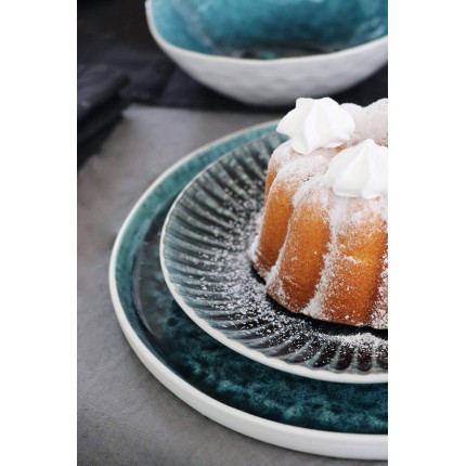 Assiettes Mustique Rim 21cm set de 6 Kare Design