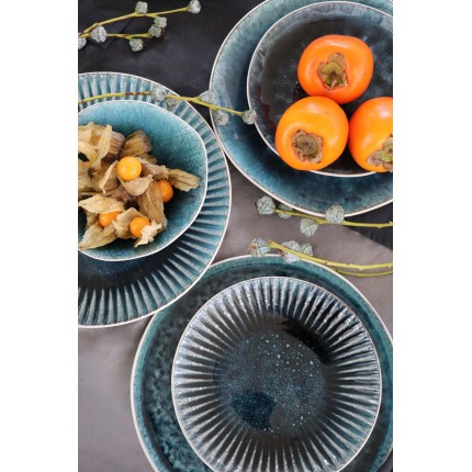 Plate Mustique Rim Ø21cm (6/Set) Kare Design