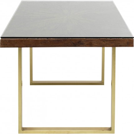 Table Conley Brass 160x80cm Kare Design