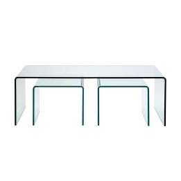 Table Basse Transparente Clear Club 3/set Kare Design 