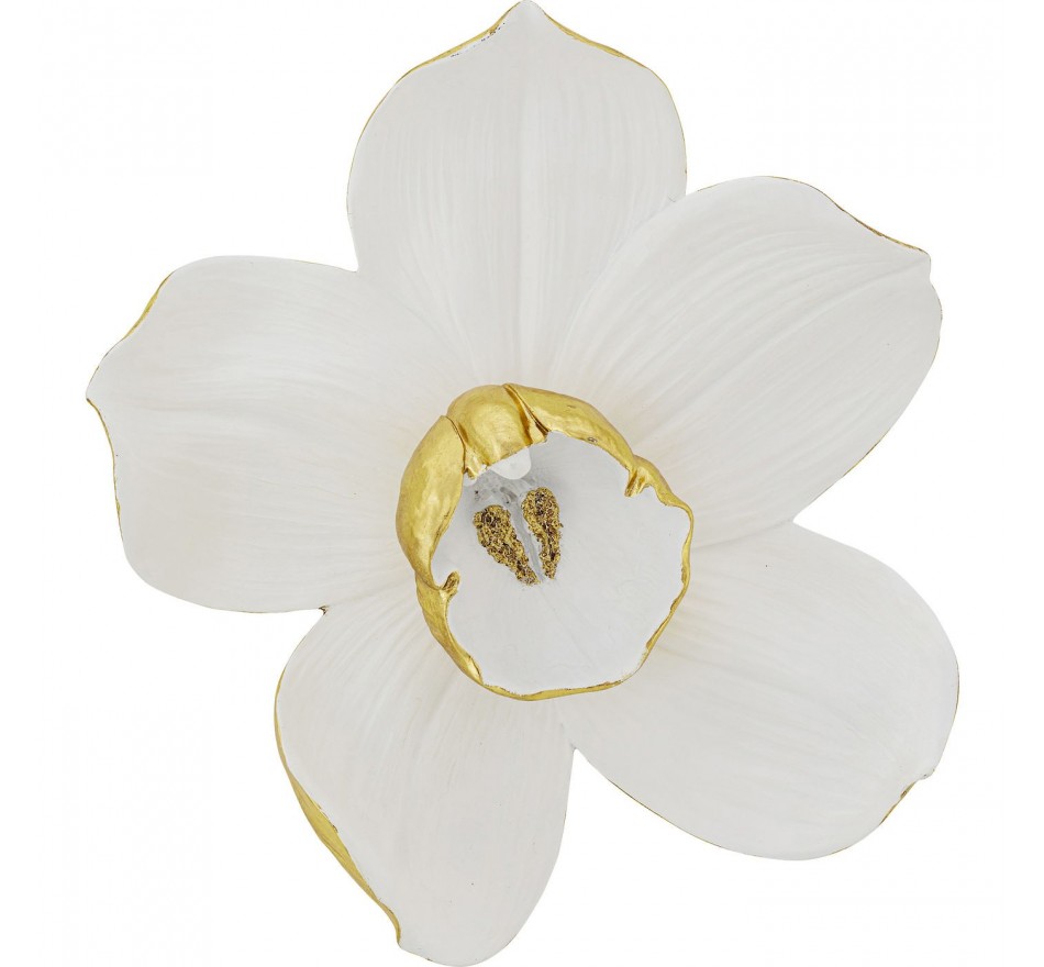 Wanddecoratie Orchid Wit 44cm Kare Design
