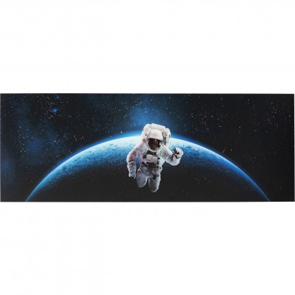 Tableau en verre Man In Space 80x240cm