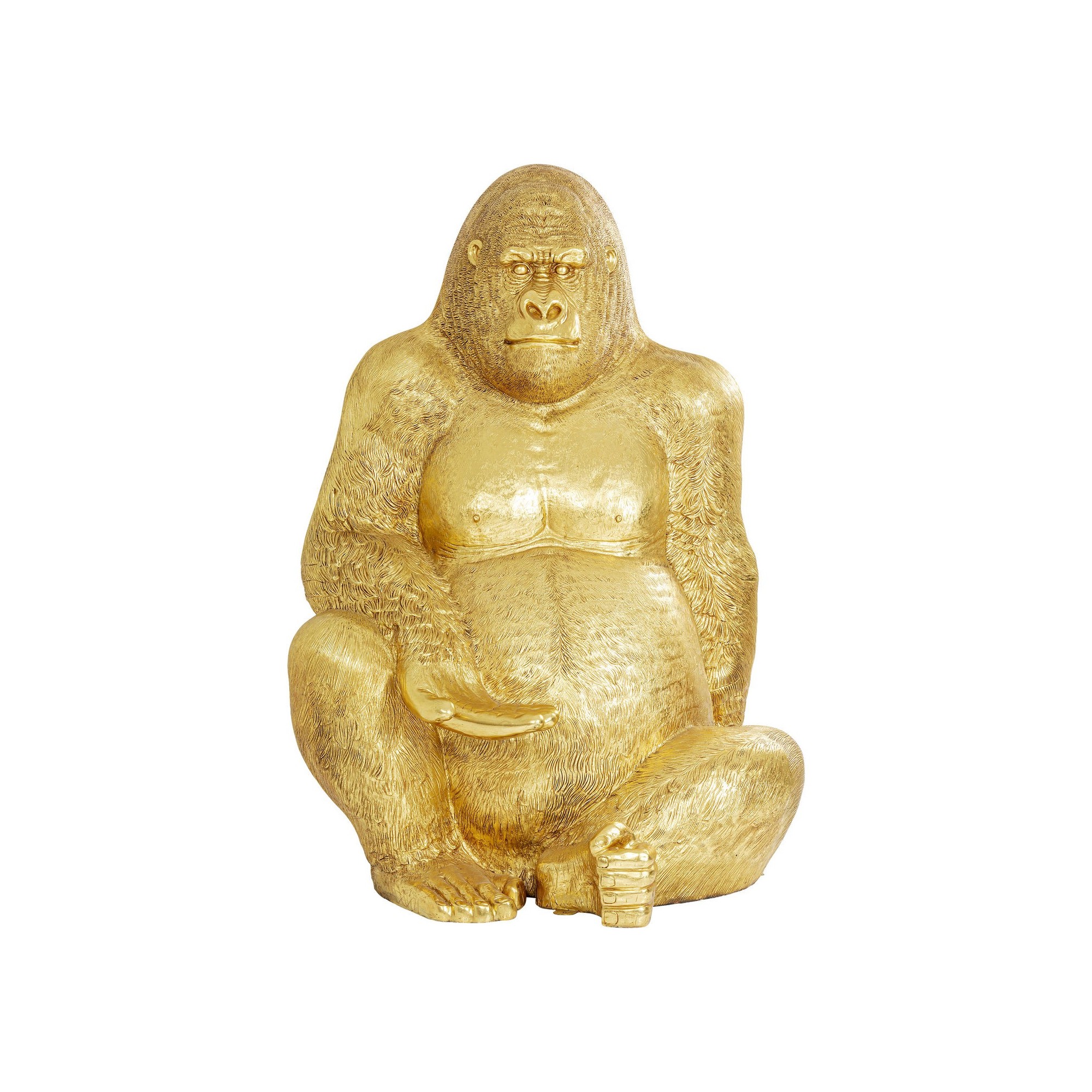 Figurine décorative Gorilla doré XXL 249cm