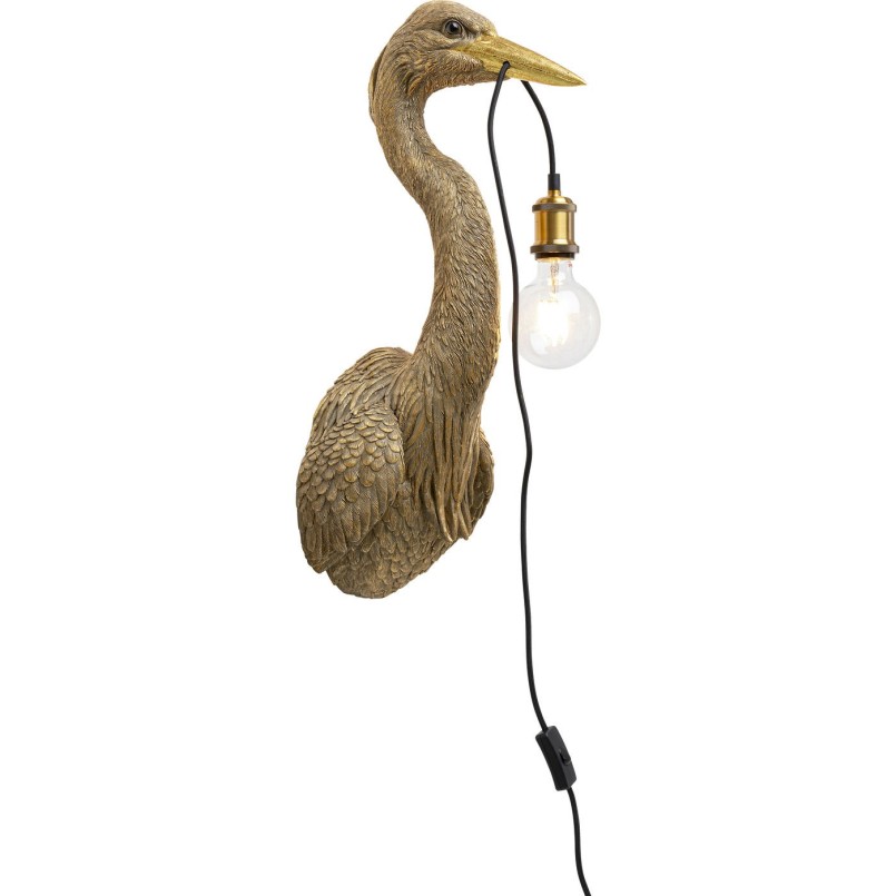 Applique murale Heron doré Kare Design
