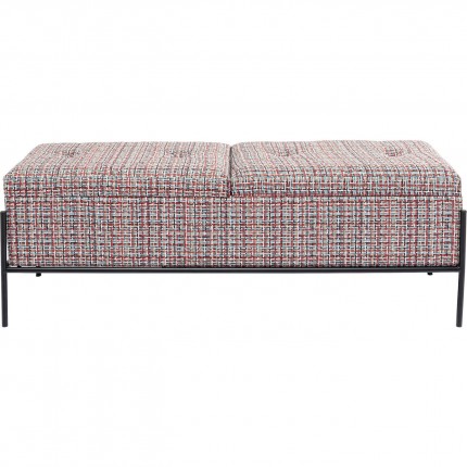 Bench Iceland 120x40cm red Kare Design