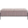 Banc-coffre Iceland rouge 120x40cm Kare Design