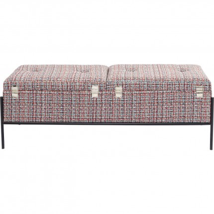 Bench Iceland 120x40cm red Kare Design