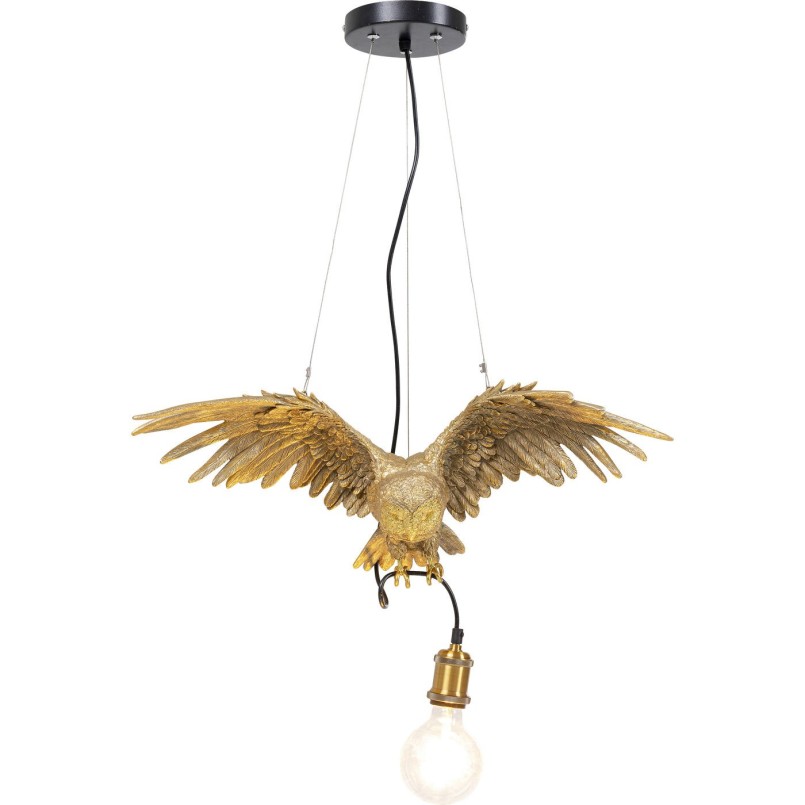 Suspension Chouette dorée Kare Design