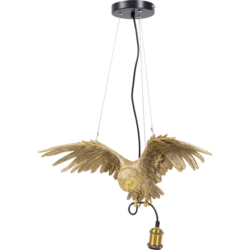 Suspension Chouette dorée Kare Design