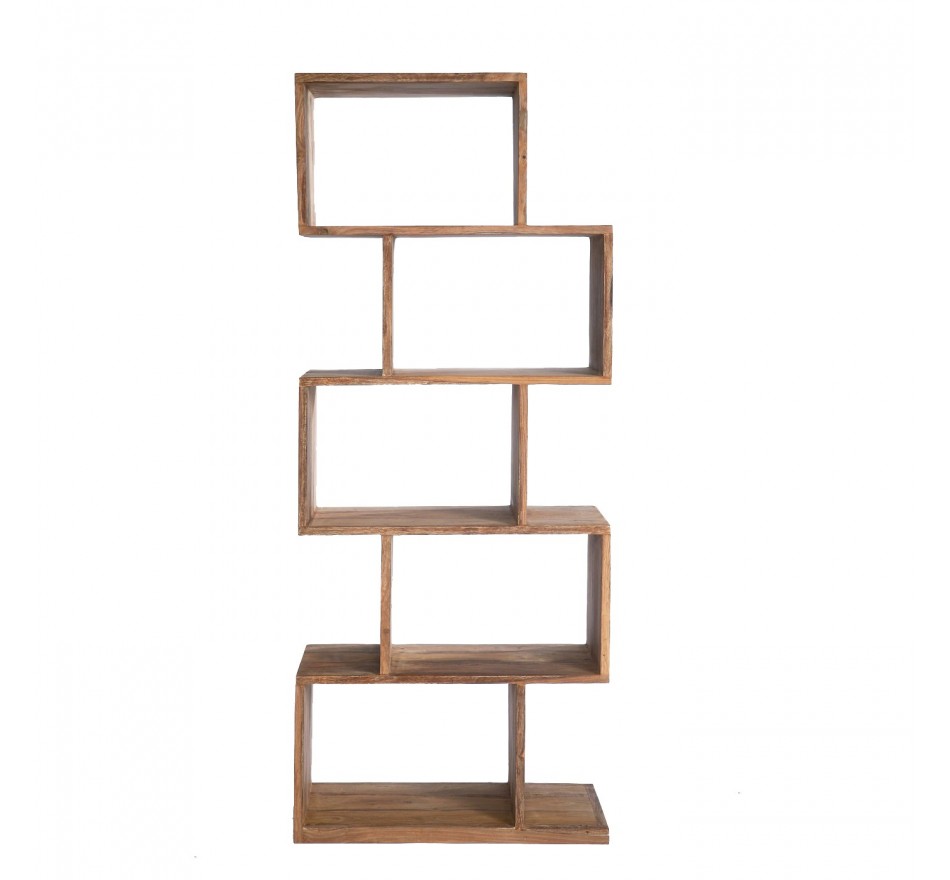 Bookshelf Authentico Zig Zag 150x60cm Kare Design