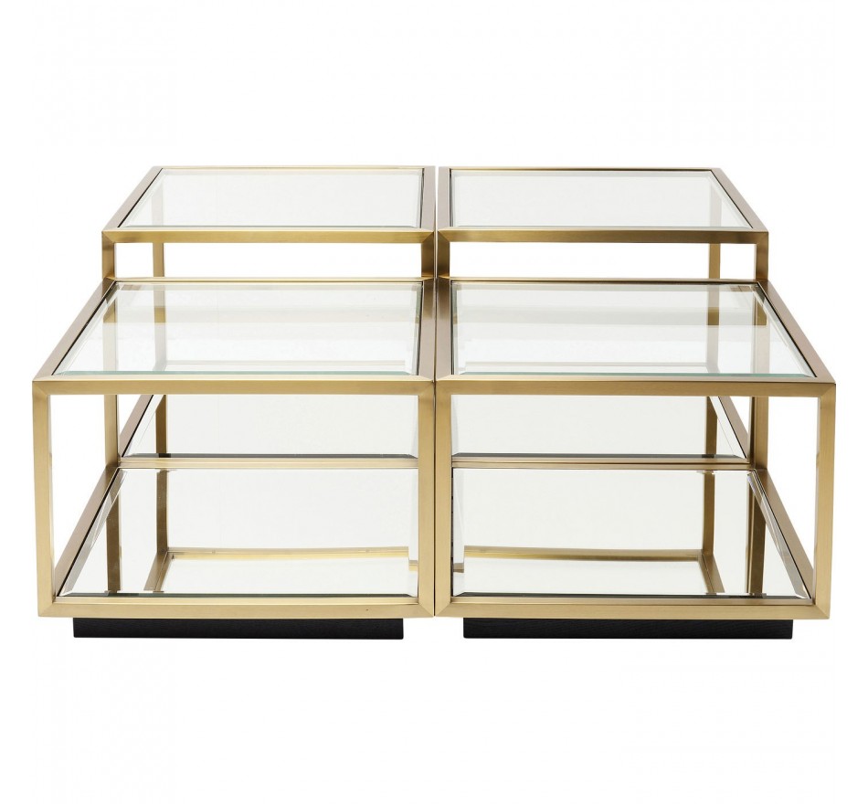 Salontafel Luigi goud (4/Set) Kare Design