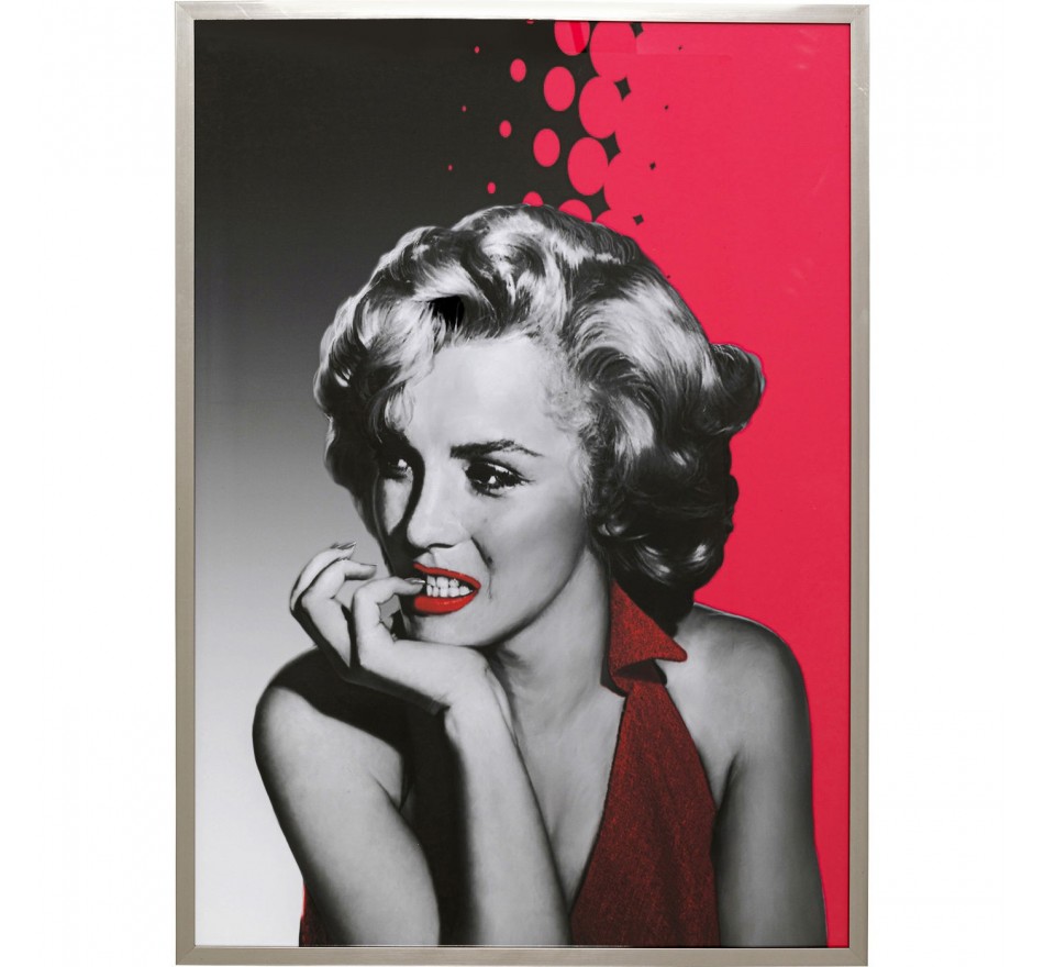 Ingelijste Foto Diva Pixel Thinking 103x73cm Kare Design