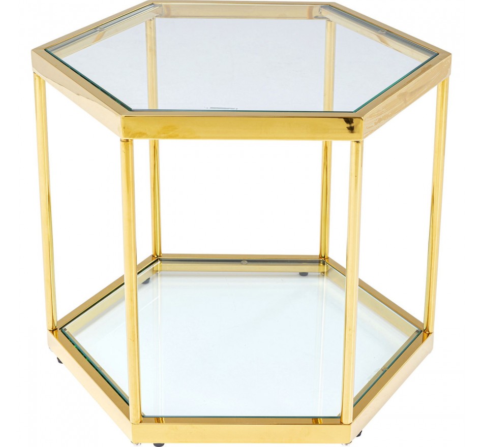 Salontafel Comb 45cm goud Kare Design