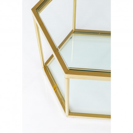 Salontafel Comb 45cm goud Kare Design