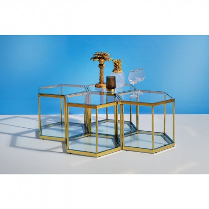 Coffee Table Comb Gold 45cm Kare Design