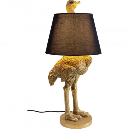 Tafellamp struisvogel goud Kare Design