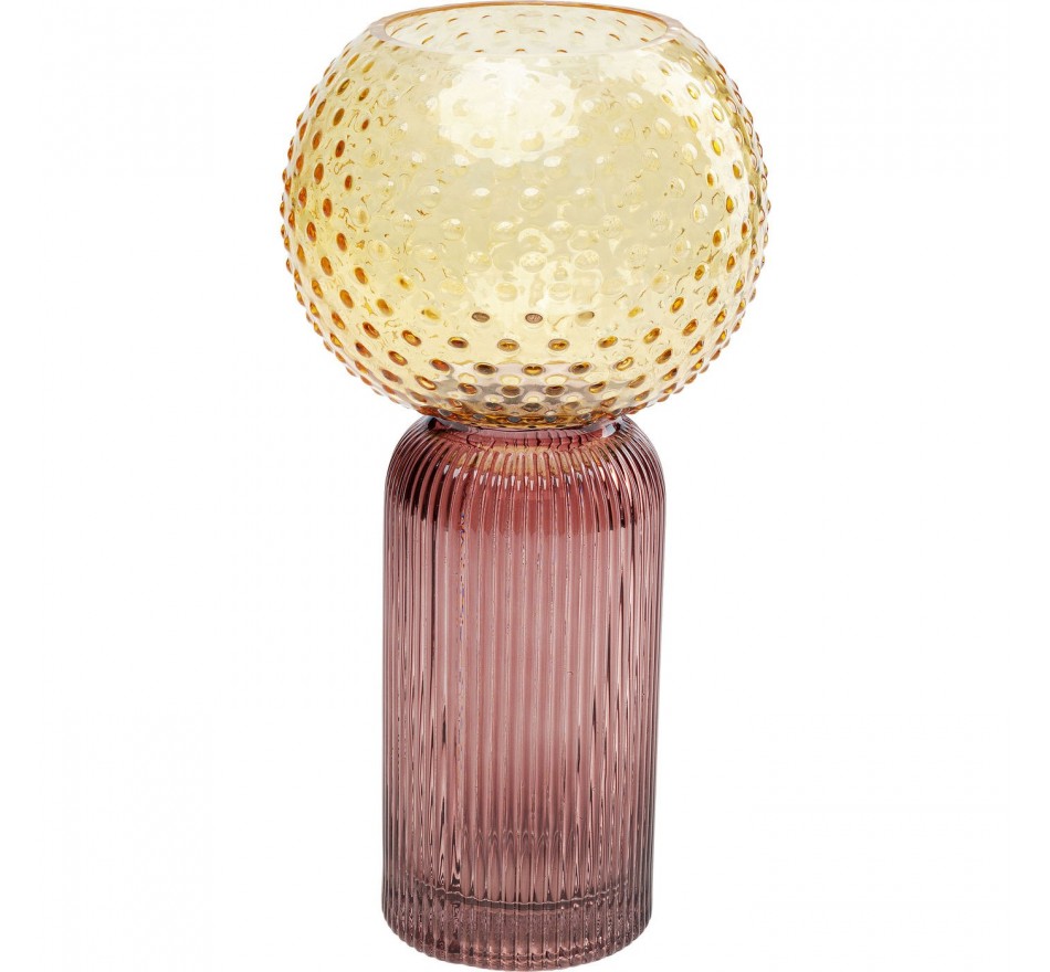 Vaas Marvelous Duo geel roze 31cm Kare Design