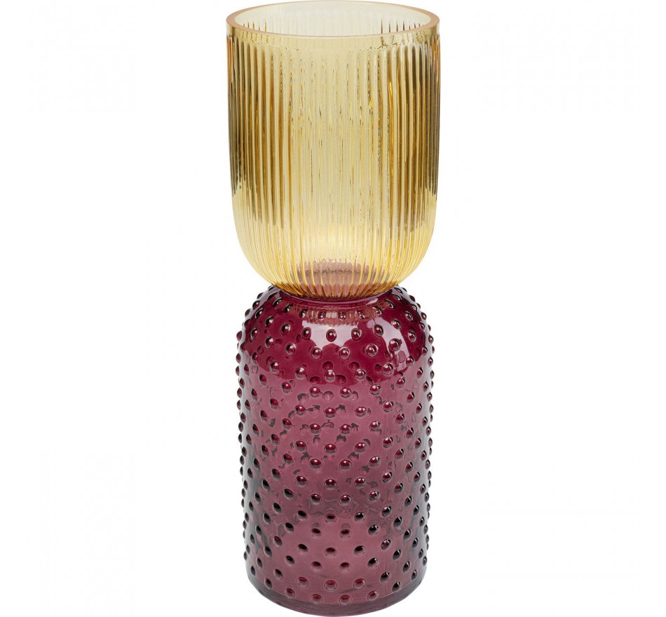 Vaas Marvelous Duo geel paars 38cm Kare Design