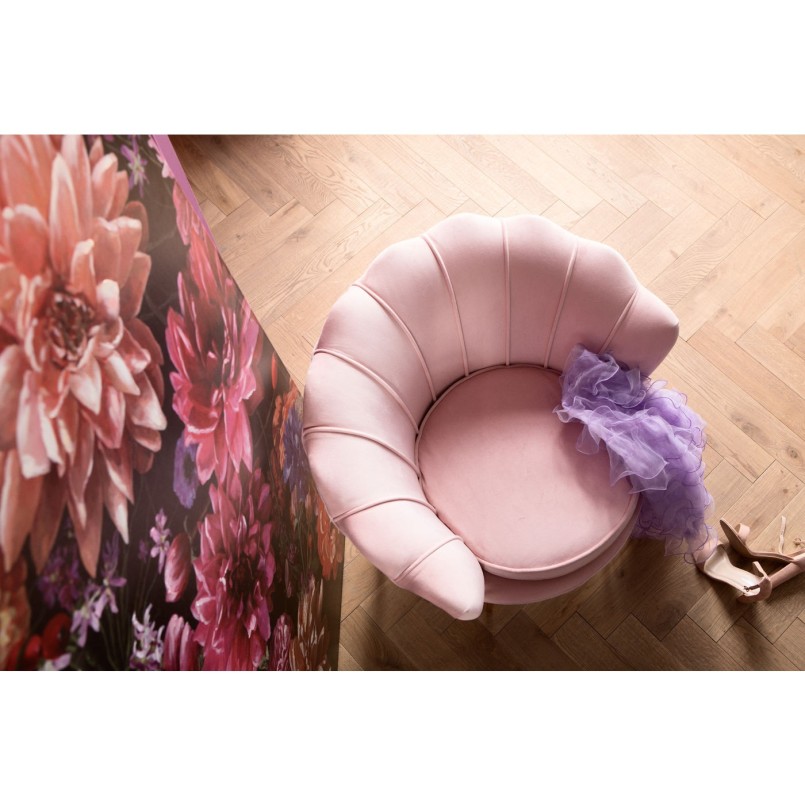 Fauteuil Water Lily rosé