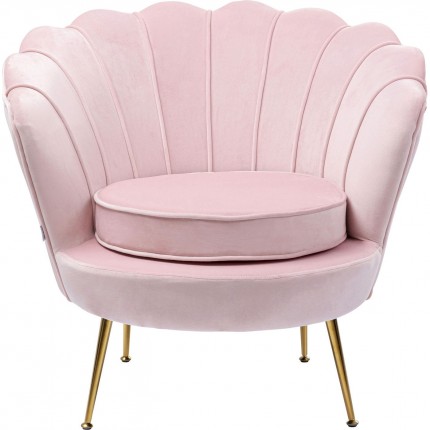 Fauteuil Water Lily rosé