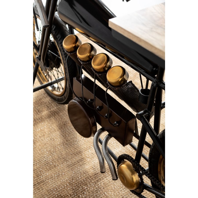 Table de bar Moto noire Kare Design