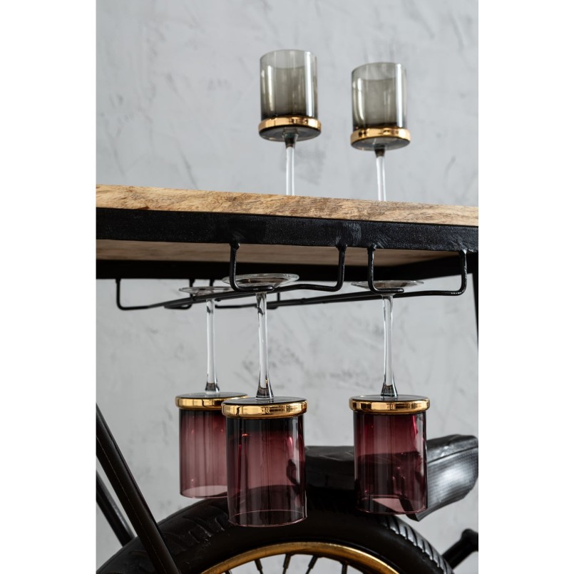 Table de bar Moto noire Kare Design