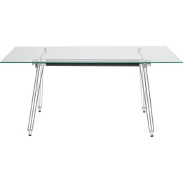 Bureau en verre Officia 160x80 cm Kare Design